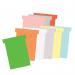 Nobo T-Cards Tab Top 15mm W92x Bottom W80x Full H120mm Size 3 Light Pink (Pack of 100) - Outer carton of 5 2003008