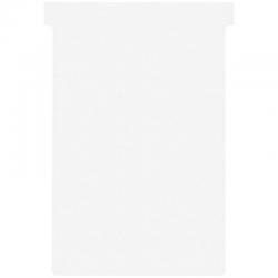 Cheap Stationery Supply of Nobo T-Cards Tab Top 15mm W124x Bottom W112x Full H180mm Size 4 White (Pack of 100) - Outer carton of 5 Office Statationery