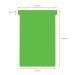 Nobo T-Cards Size 4 Green (Pack 100) - Outer carton of 5 2004005