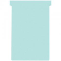 Cheap Stationery Supply of Nobo T-Cards Tab Top 15mm W124x Bottom W112x Full H180mm Size 4 Blue (Pack of 100 - Outer carton of 5 Office Statationery