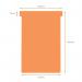 Nobo T-Cards Size 4 Orange (Pack 100) - Outer carton of 5 2004009