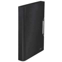 Cheap Stationery Supply of Leitz Style A4 Expanding File with 6 Compartments, Satin Black - Outer carton of 5 Office Statationery