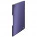 The Leitz Display Books Leitz Style Display Book is a sleek and professional option for organizing and presenting documents. It features a durable polypropylene cover in Titan Blue, and has 20 pockets with a 40 sheet capacity for A4-sized papers. This set also comes in an outer carton of 10.