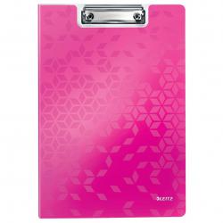 Cheap Stationery Supply of Leitz WOW Clipfolder with Cover A4 - Metallic Pink - Outer carton of 10 Office Statationery