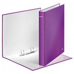 Cheap Stationery Supply of Leitz WOW Laminated Ring Binder A4 25 mm 2 D-Ring Purple - Outer carton of 10 Office Statationery