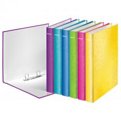 Cheap Stationery Supply of Leitz WOW Ringbinder A4+ Laminated 2 D-Ring 25mm Assorted - Outer carton of 10 Office Statationery