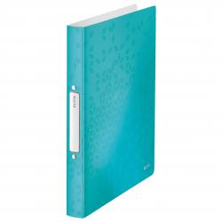 Cheap Stationery Supply of Leitz WOW Ringbinder A4 Polypropylene 2 O-Ring 25mm Ice Blue - Outer carton of 10 Office Statationery
