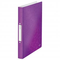 Cheap Stationery Supply of Leitz WOW Ringbinder A4 Polypropylene 2 O-Ring 25mm Purple - Outer carton of 10 Office Statationery