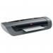 The GBC Academy+ A3 Laminator is a sleek and modern black machine designed by GBC for all your laminating needs. It features a compact size and easy-to-use controls, making it perfect for any workspace. The laminator boasts high-quality results and durable construction.