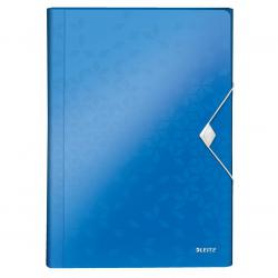 Cheap Stationery Supply of Leitz WOW Project File A4 Polypropylene 250 Sheet Capacity Blue Metallic - Outer carton of 5 Office Statationery