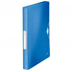 Cheap Stationery Supply of Leitz WOW Box File A4 Polypropylene Blue Metallic - Outer carton of 5 Office Statationery