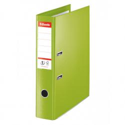 Cheap Stationery Supply of Esselte No.1 VIVIDA Foolscap 7.50mm Spine Plastic Lever Arch File - Green - Outer carton of 10 Office Statationery