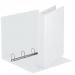 This photograph features a set of 10 Esselte Presentation Binders in the color white. The binders are made of polypropylene and have a size of A4 with a width of 30mm. The outer carton can also be seen in the image.
