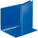 This image shows 10 Esselte Essentials Presentation Binders in blue, each with a 16mm spine and 4 O-Rings. They are designed for A4 sized papers and come in an outer carton.
