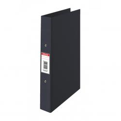 Cheap Stationery Supply of Esselte Standard Ring Binder A4, Polypropylene, 25 mm, 2 Round Ring mechanism, Black - Outer carton of 10 Office Statationery