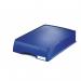 This photo shows a set of drawer units from ACCO Brands, specifically the Leitz Plus Letter Tray Drawer Unit in blue. The set comes in an outer carton of 4 units. The units are designed to hold A4 sized paper and have a clean, professional appearance.