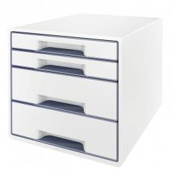 Cheap Stationery Supply of Leitz WOW CUBE Drawer Cabinet, 4 drawers (2 big and 2 small). A4 Maxi. White Office Statationery