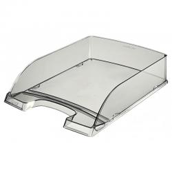 Cheap Stationery Supply of Leitz Plus Letter Tray, Transparent A4. Transparent Smoked Grey - Outer carton of 5 Office Statationery