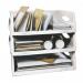 Leitz Sorty Standard Letter Tray W370xD272xH90mm - Grey - Outer carton of 4 52300085