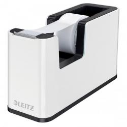 Cheap Stationery Supply of Leitz WOW Tape Dispenser. Incl. tape. For convenient one-hand operation. White/black - Outer carton of 4 Office Statationery