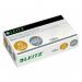 The image shows a pack of Leitz Power Performance P3 staples, with 1000 in total and each arranged in an outer carton of 10. The staples are white in color and feature the Leitz logo, giving it a professional look. This pack is perfect for heavy-duty stapling projects.