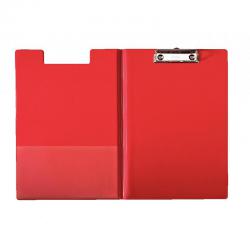 Cheap Stationery Supply of Esselte Clipfolder with Cover A4 - Red - Outer carton of 10 Office Statationery