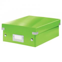Cheap Stationery Supply of Leitz WOW Click & Store Small Organiser Box, Green. Office Statationery