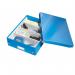 Leitz WOW Click & Store Medium Organiser Box. Blue. 60580036