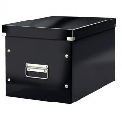 Cheap Stationery Supply of Leitz WOW Click & Store Cube Large Storage Box, Black. Office Statationery