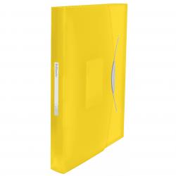 Cheap Stationery Supply of Esselte VIVIDA Expanding 6 Tab Project File A4 Translucent Yellow - Outer carton of 5 Office Statationery