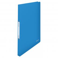 Cheap Stationery Supply of Esselte VIVIDA A4 2.50mm Spine Polypropylene Translucent Ring Binder - Blue - Outer carton of 10 Office Statationery