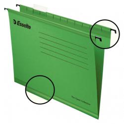 Cheap Stationery Supply of Esselte Classic Reinforced Suspension File Foolscap - Green (Pack of 25) Office Statationery