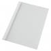 This photo shows a stack of white thermal binding covers from ACCO Brands, specifically the GBC Standard ThermaBind® Cover A4. The covers are 4mm thick and there are 100 in the stack. The covers have a smooth, glossy finish and are designed to securely bind A4-sized documents.
