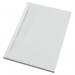 This image features a stack of 50 GBC Thermal Binding Covers in standard A4 size. The covers are white and have a width of 20mm. The binding covers have the GBC logo and the word ThermaBind® written on them. They have a sleek, professional appearance and are designed for thermal binding machines.