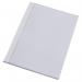 The picture shows a stack of white GBC Standard ThermaBind® Covers in A5 size, with a thickness of 3mm. The covers feature a thermal binding design, making them perfect for professional presentations and reports.