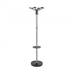 Cheap Stationery Supply of Alba Sevilla Coat Stand 350x350x1720mm Chrome/Black PMSEV ALB00728 Office Statationery