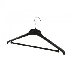 Cheap Stationery Supply of Alba Coat Hanger 450x22x60mm Plastic Black (Pack of 20) PMBASICPL ALB00877 Office Statationery