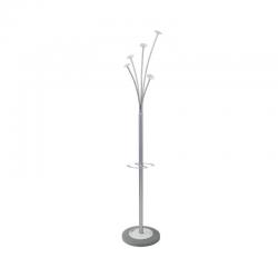 Cheap Stationery Supply of Alba Festival High Capacity Coat Stand with Umbrella Holder 350x350x1870mm Silver/White PMFESTY2BC ALB14293 Office Statationery