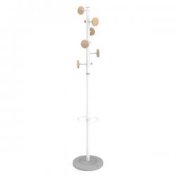 Cheap Stationery Supply of Alba Music Coat Stand White/Beech PMMUSICBC ALB16204 Office Statationery