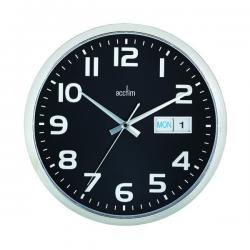 Cheap Stationery Supply of Acctim Supervisor Wall Clock 320mm Chrome/Black 21023 ANG21023 Office Statationery