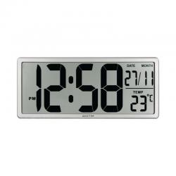 Cheap Stationery Supply of Acctim Date Keeper Jumbo LCD Wall/Desk Clock with Autoset 22357 ANG22357 Office Statationery