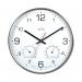 Acctim Komfort 30.5cm Metal Thermo Hygro Wall Clock 29147