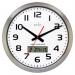 Acctim Meridian Radio Controlled Wall Clock Aluminium 74447 ANG74447