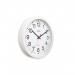 Acctim Controller Silent Sweep Wall Clock 368mm White 93704 ANG93704