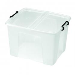 Cheap Stationery Supply of Strata Smart Box 65 Litre Clear (W450 x D610 x H340mm) HW686 AQ04688 Office Statationery