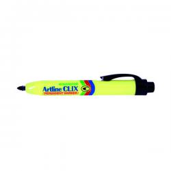 Cheap Stationery Supply of Artline Clix Retractable Permanent Marker Black (Pack of 12) EK73 BLK AR84582 Office Statationery