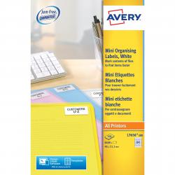 Cheap Stationery Supply of Avery Laser Mini Labels 84 Per Sheet White (Pack of 8400) L7656-100 Office Statationery