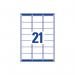Avery Ultragrip Laser Labels 63.5x38.1mm Wht (Pack of 10500) L7160-500 AV00842