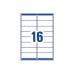 Avery Ultragrip Laser Labels 99.1x33.9mm White (Pack of 8000) L7162-500 AV00843