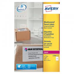 Cheap Stationery Supply of Avery Weatherproof Shipping Label 4 Per Sheet (Pack of 100) L7994-25 AV04916 Office Statationery